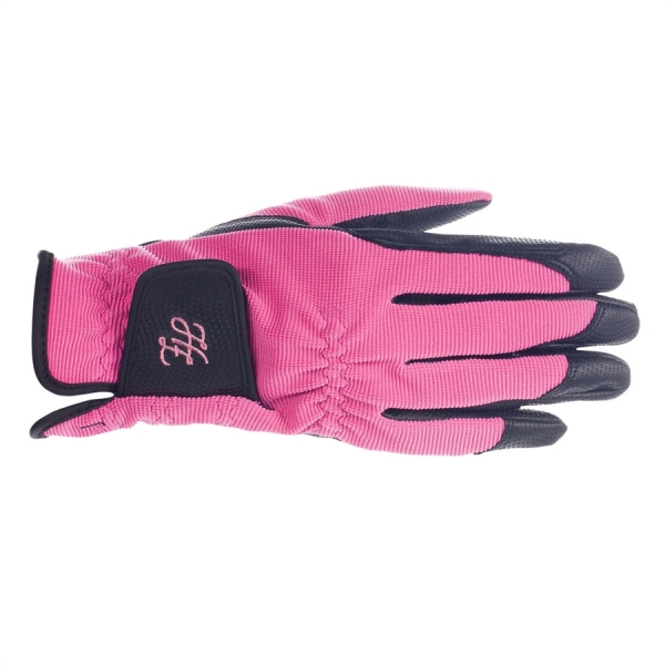 HORZE Shona Touch-screen riding gloves  pink